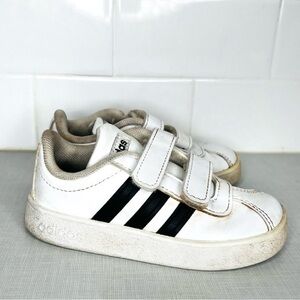 Adidas Originals sneaker Grand Court Kids Shoe Y2K Retro 90's white black stripe